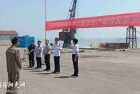 钟祥市港航海事局在转斗港区开展水上安全应急综合演练