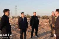 杨孟富在胡集镇调研重点项目建设情况